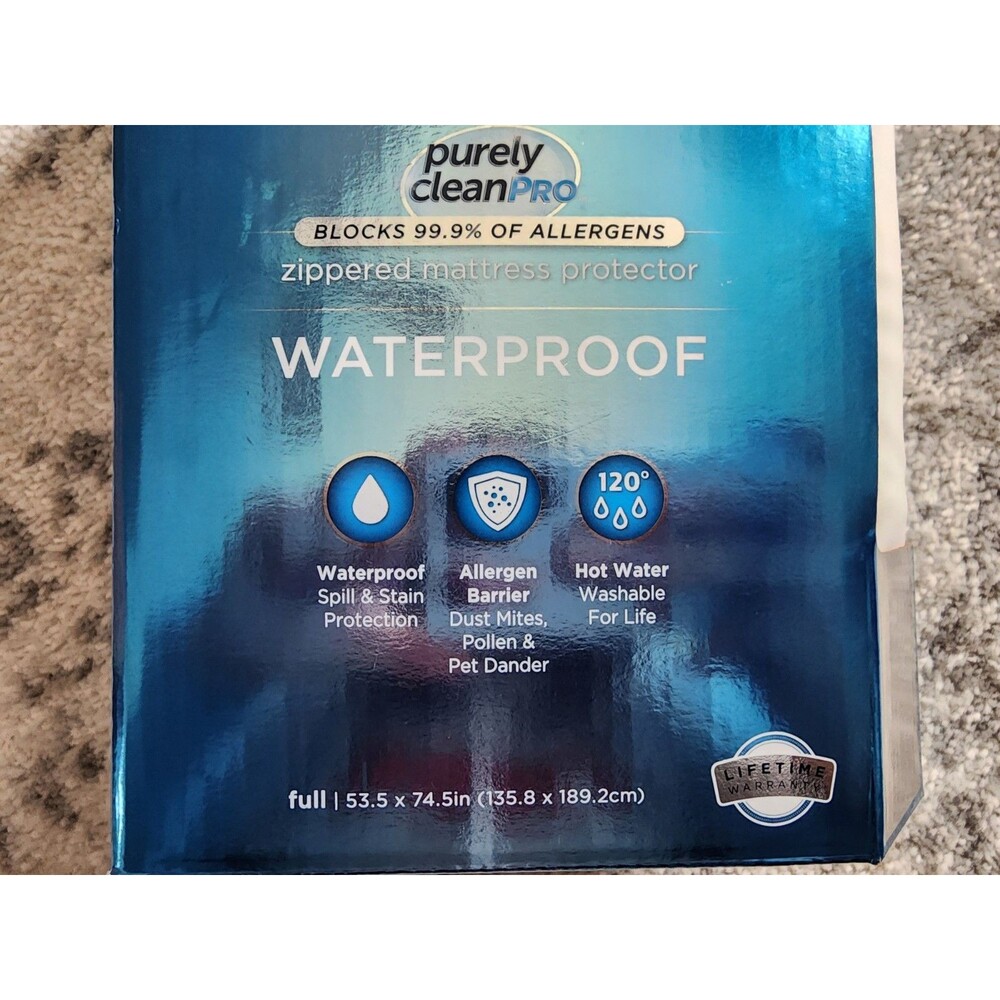 NEW AllerEase Waterproof Mattress Protector Stain Protection Full Size Allergen - Picture 6 of 8